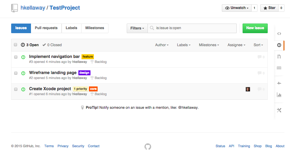 Github Issues Backlog